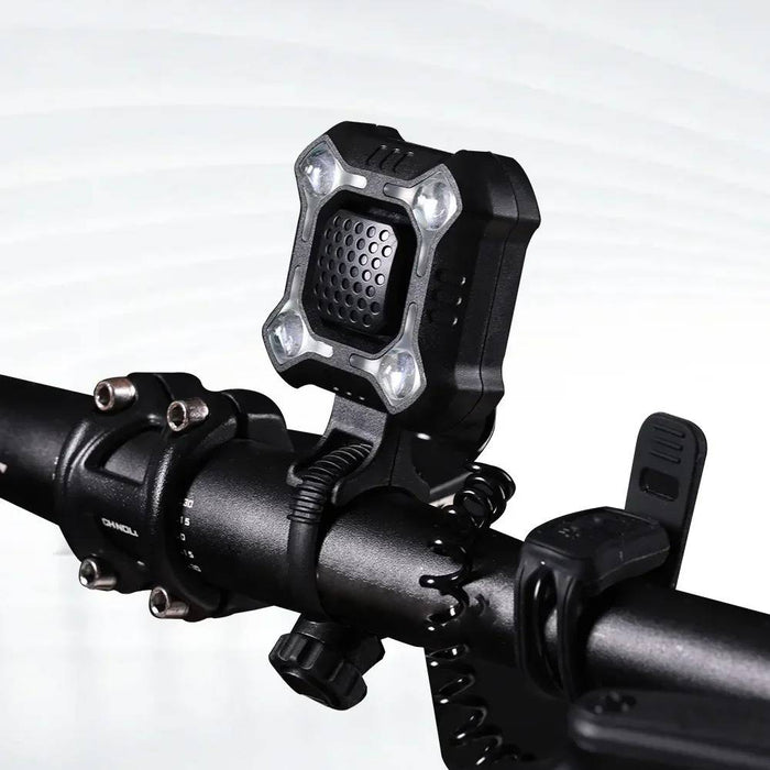 Hendrano™ Bike Horn and Headlight Combo with Loud 140 dB Electronic Alert