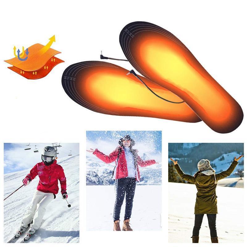 Hendrano™ USB Heated Shoe Insoles That Trim to Fit Boots and Sneakers