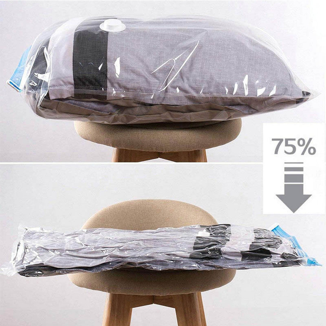Vacuum Storage Bags for Clothes and Bedding, Set of 5