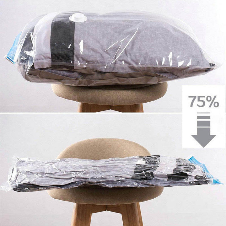Vacuum Storage Bags for Clothes and Bedding, Set of 5