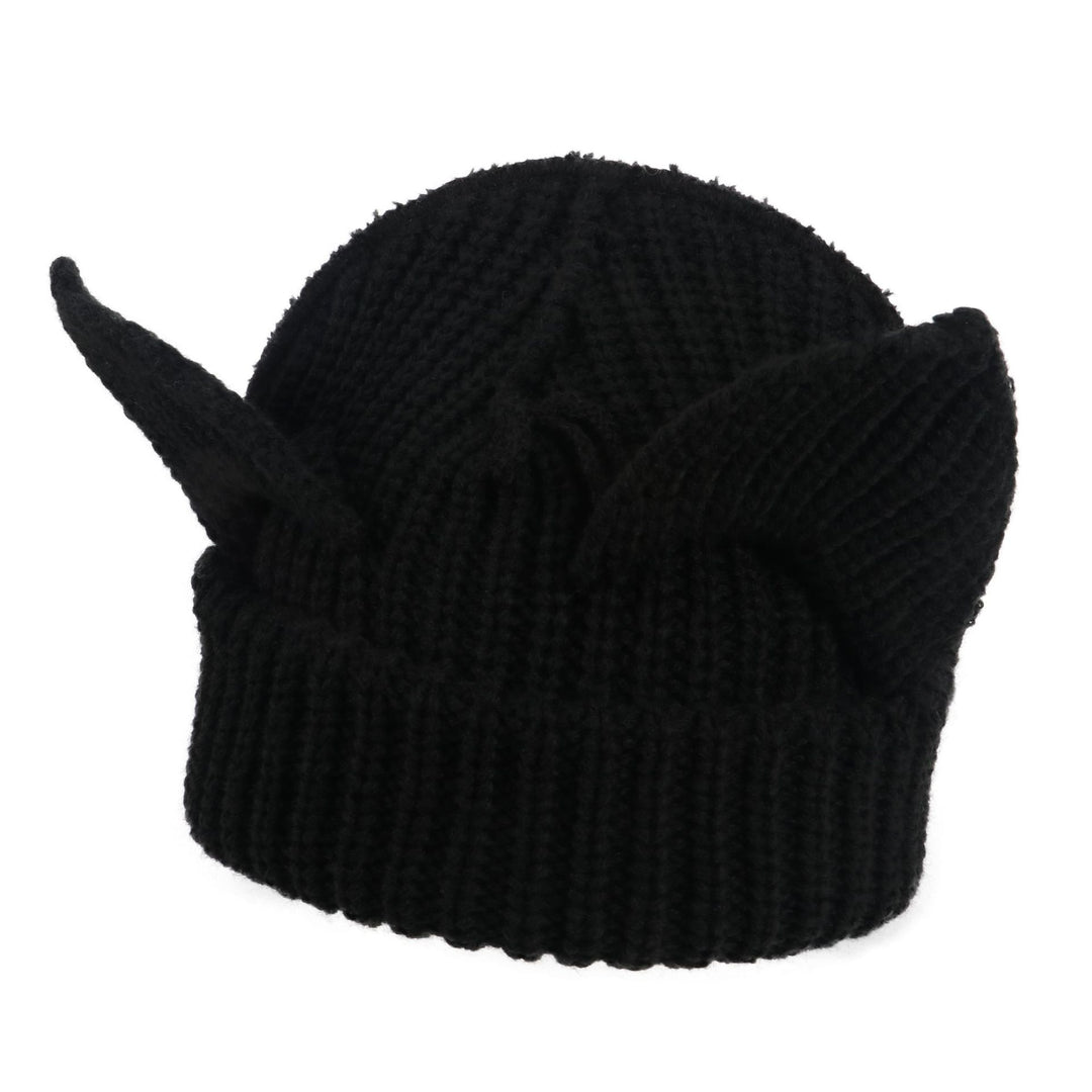 Chunky knit cat ear beanie