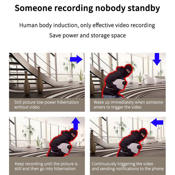 1080p WiFi Mini Camera in Shaver Design with Motion Alerts