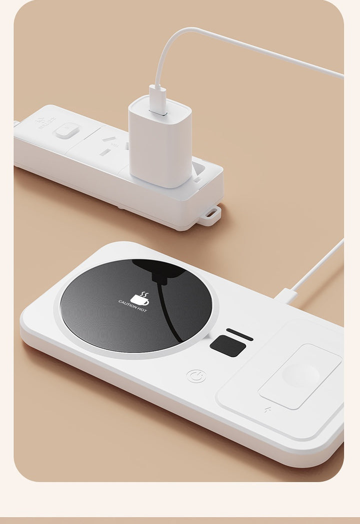 Mug warmer with wireless phone charger