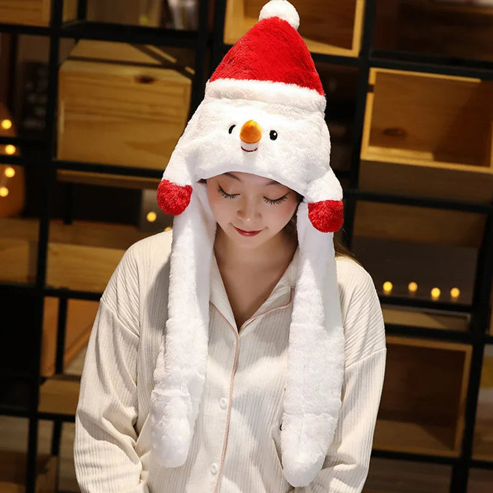 Hendrano™ Soft Plush Santa Hat with Fluffy Trim and Warm Inner Lining