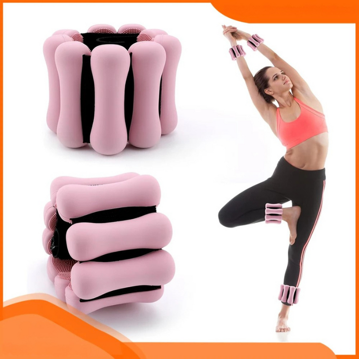 Silicone Ankle &amp; Wrist Weights with Anti-Slip Grip