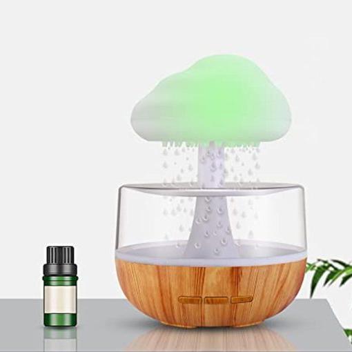 Hendrano™ Rain Cloud Humidifier and Aroma Diffuser with Mushroom Night Light
