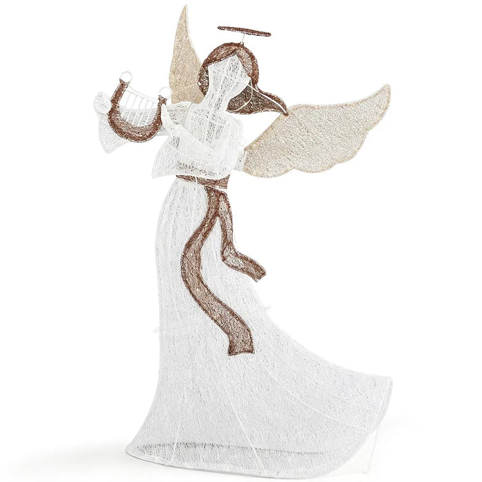 Hendrano Lighted Christmas Angel with Moving Wings, 102 LEDs