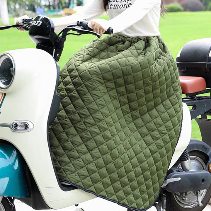 Insulated Bike Lap Cover That Keeps Wind and Rain Out