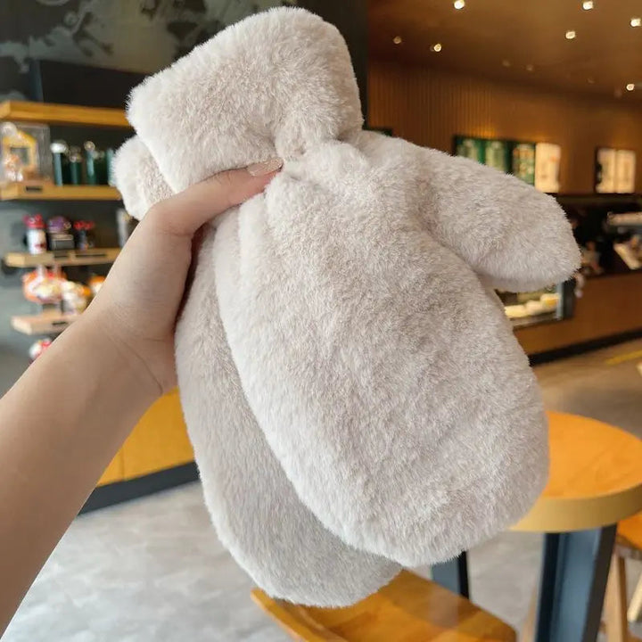 Hendrano™ Fluffy Plush Mittens with Thick Warm Lining for Women