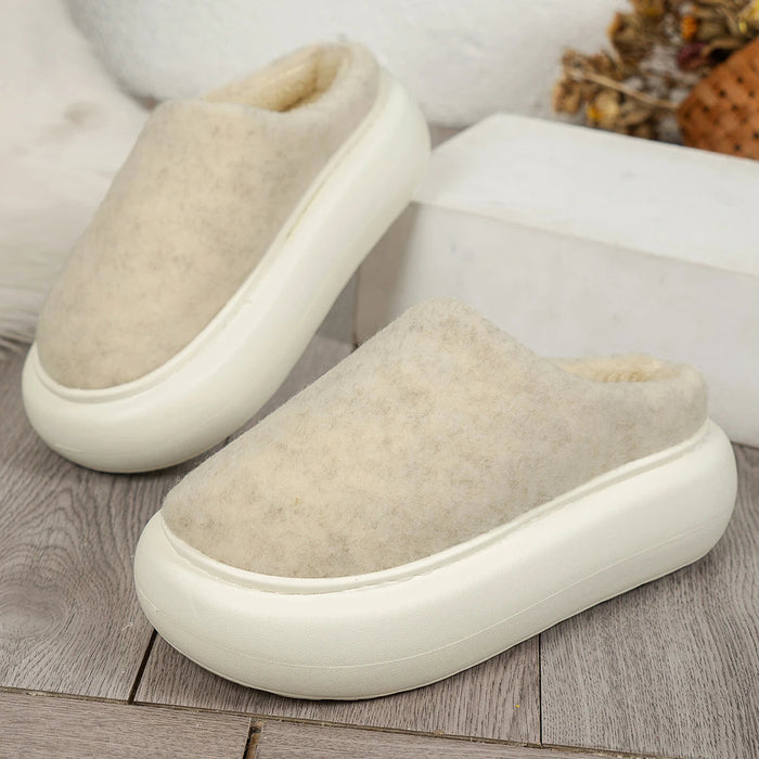 Hendrano™ Plush Winter House Slippers for Women with Non-Slip Sole