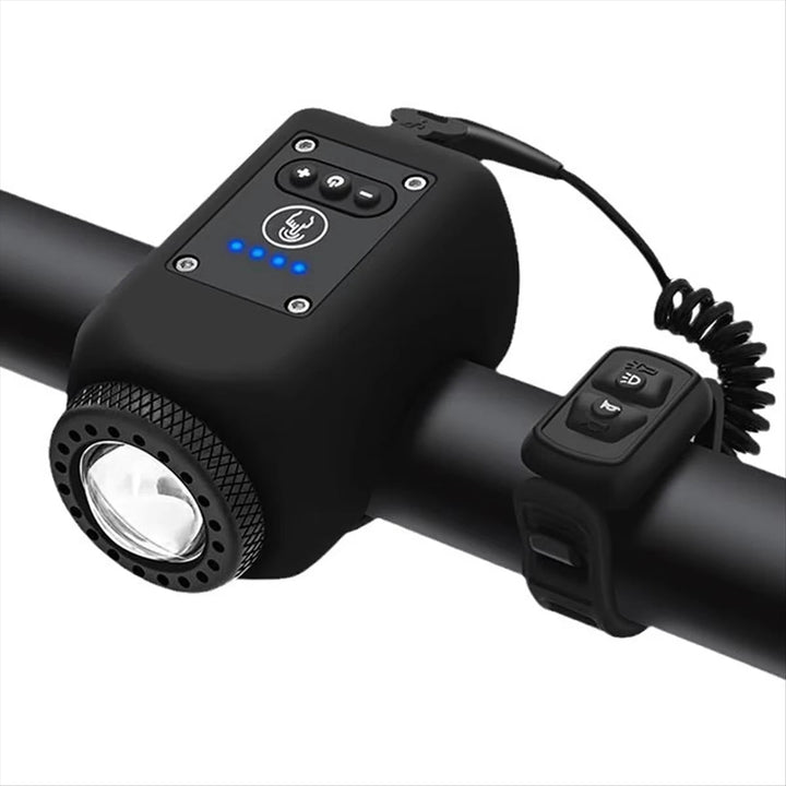 Hendrano™ Bike Horn and Headlight Combo with 110 dB Alarm and Remote