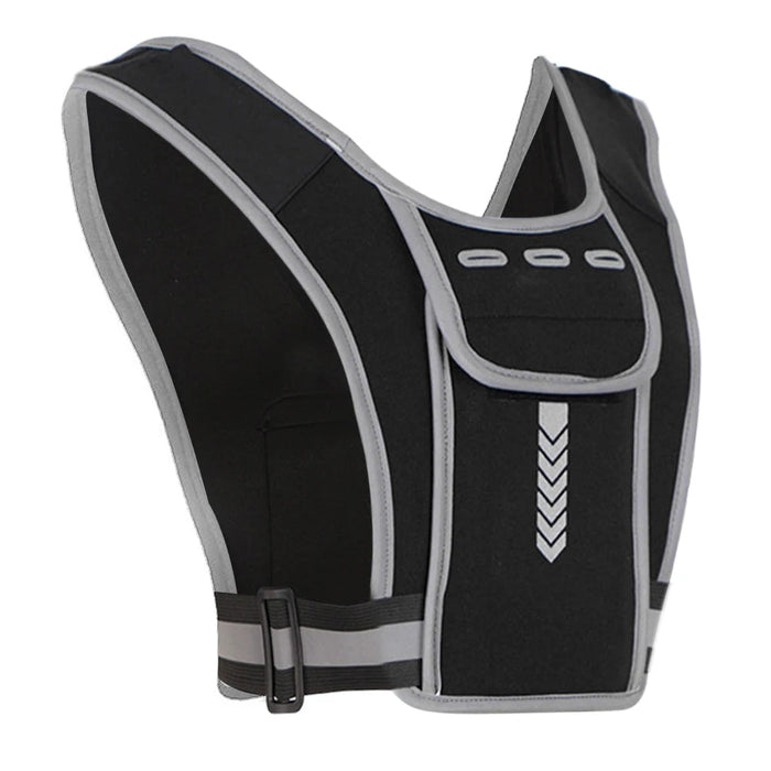 Hendrano™ Reflective Running Vest Chest Bag with Large Phone Pocket