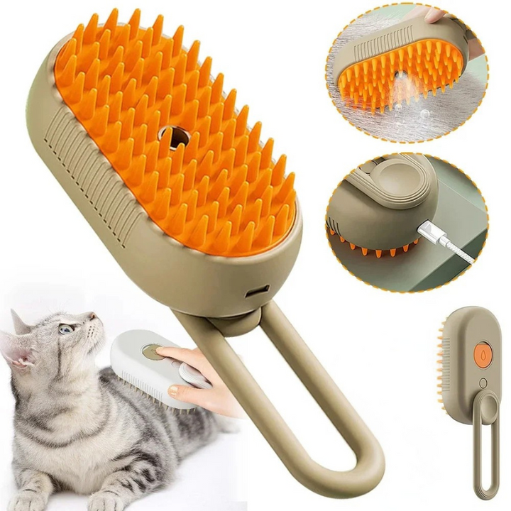 Hendrano™ 3-in-1 Steam Grooming Brush for Cats and Dogs