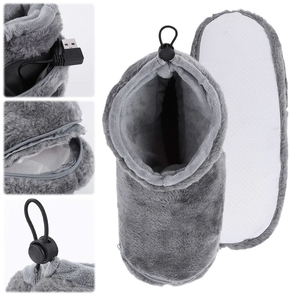 USB Heated Slippers with Soft Plush for Toasty Warm Feet