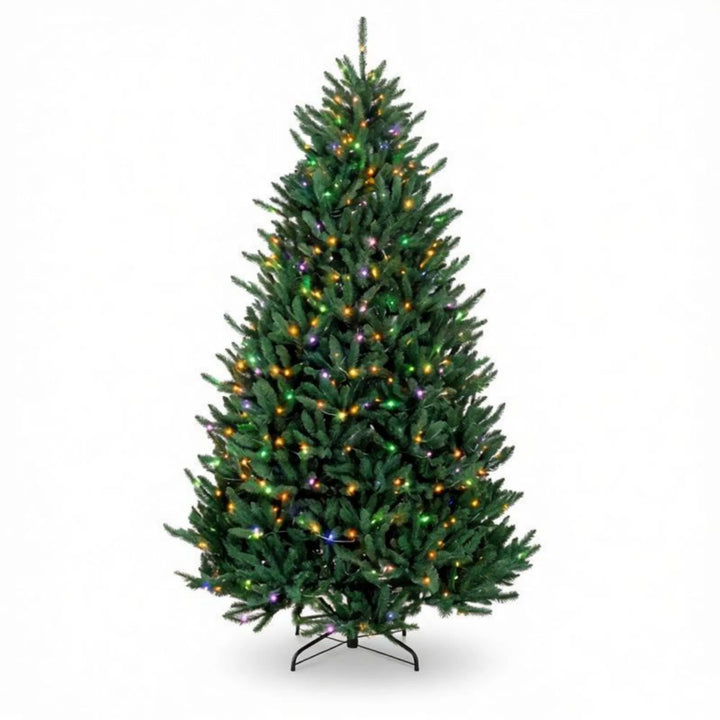 Full pre-lit tree with multicolor LEDs