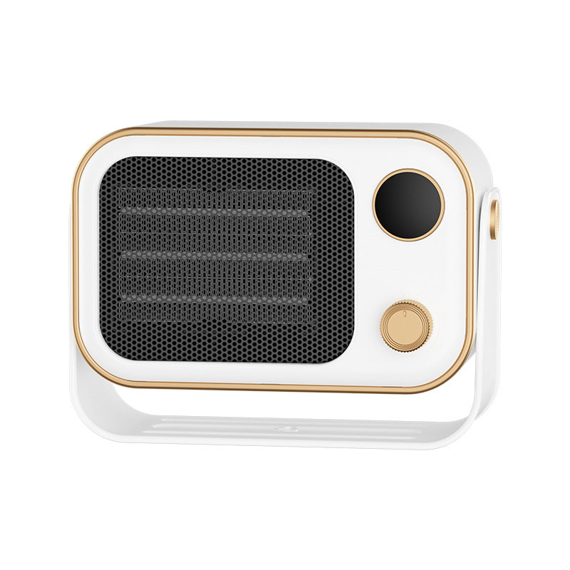 Retro wall mounted ceramic fan heater