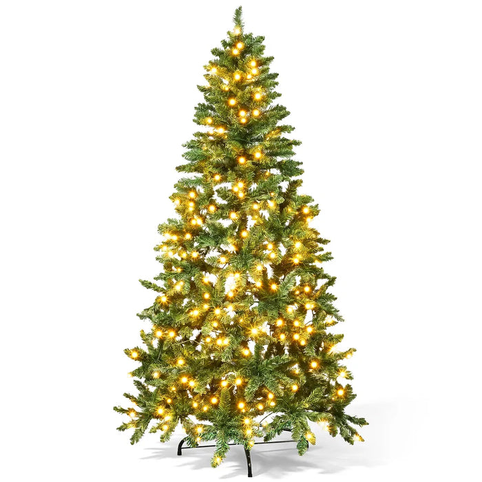 Hendrano 6 ft Flat-Back Half Christmas Tree with 250 Lights