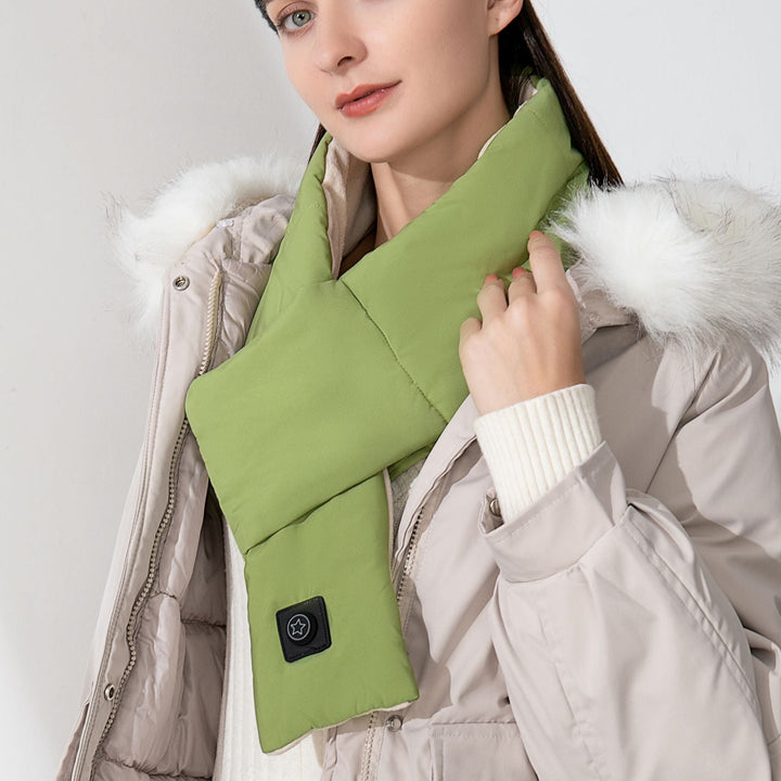Hendrano™ Heated Neck Scarf with 3 Heat Settings, Soft Cotton