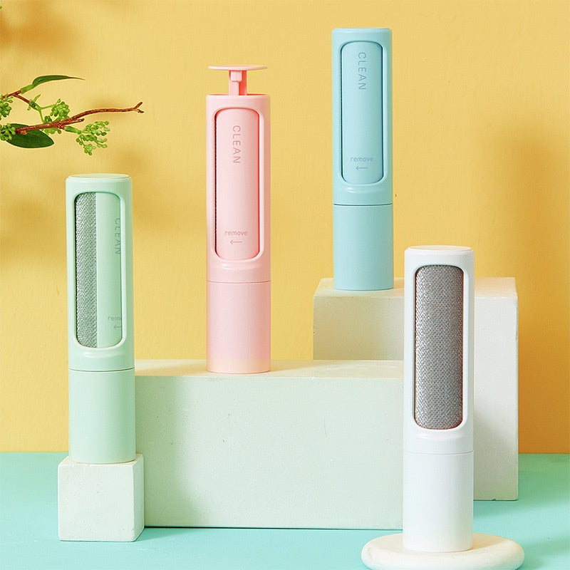 Pet hair remover roller on a sofa