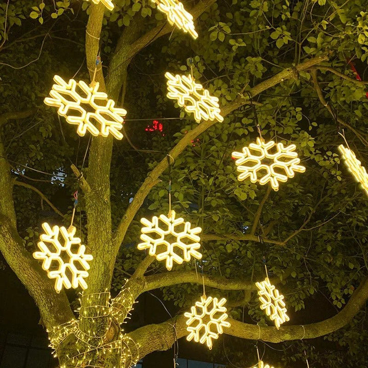 Frosted Snowflake LED Light for Indoor and Outdoor Decor