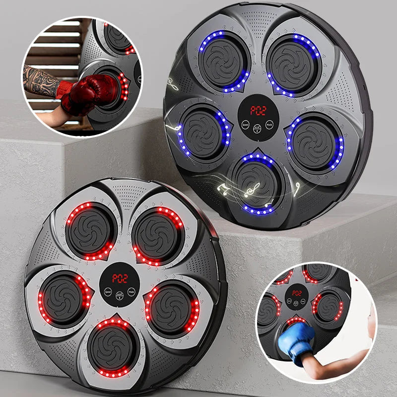 Hendrano™ Wall-Mounted Music Boxing Machine with Bluetooth and Lights
