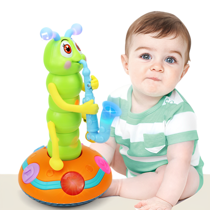 Dancing Baby Sensory Toy with Lights and Gentle Melodies