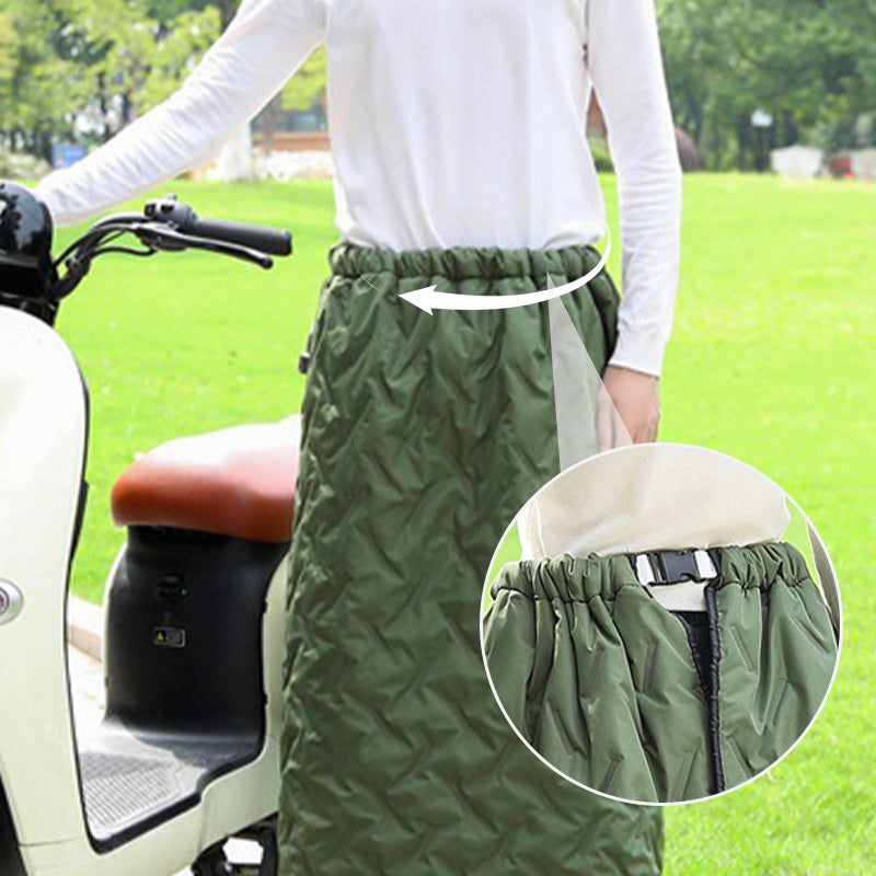 Insulated Bike Lap Cover That Keeps Wind and Rain Out
