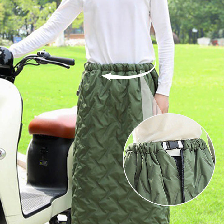 Insulated Bike Lap Cover That Keeps Wind and Rain Out