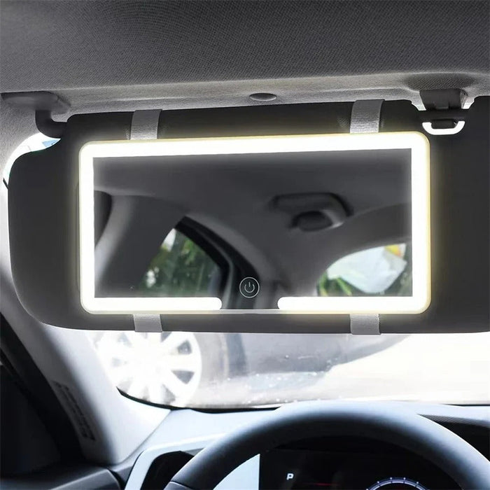 Hendrano™ LED Sun Visor Vanity Mirror with Touch Control and 3 Light Modes
