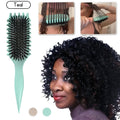 Hendrano™ Boar Bristle Curl Brush for Defined, Tangle-Free Curls