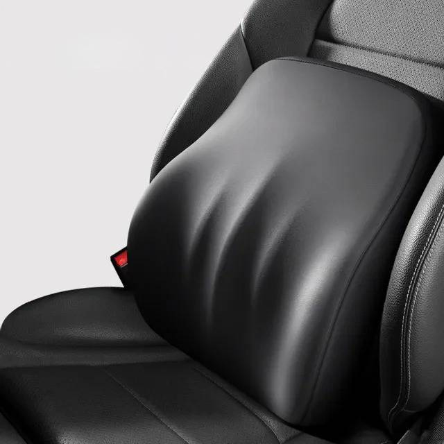 Memory Foam Car Lumbar Pillow with Adjustable Height Support