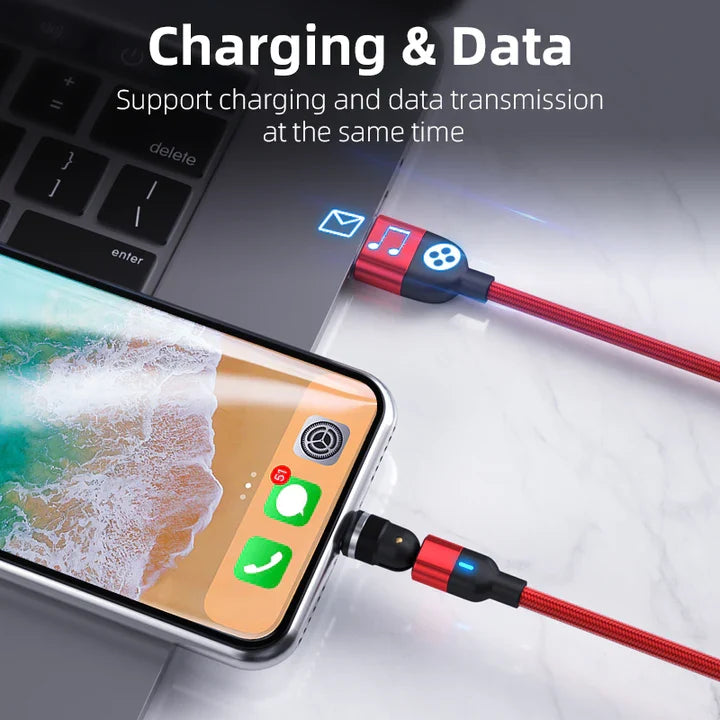 Hendrano™ 3-in-1 Magnetic Charging Cable for iPhone, Android and USB-C