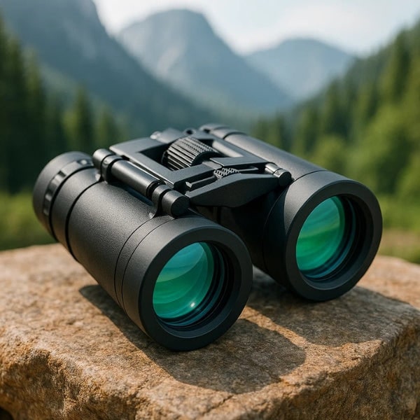 Hendrano™ Compact Folding Binoculars, Water-Resistant with Center Focus