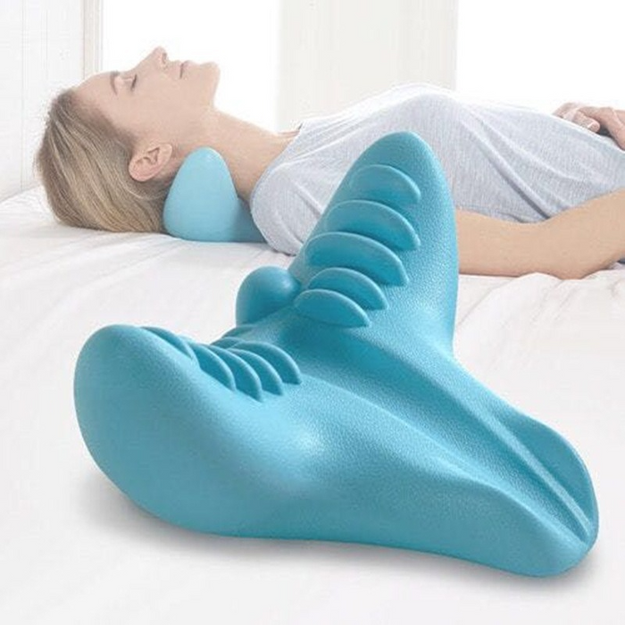 Hendrano Contoured Neck and Shoulder Pillow with Massage Nodes
