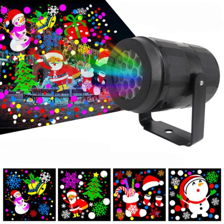 Hendrano™ Christmas Snowflake Projector with 16 Festive Patterns