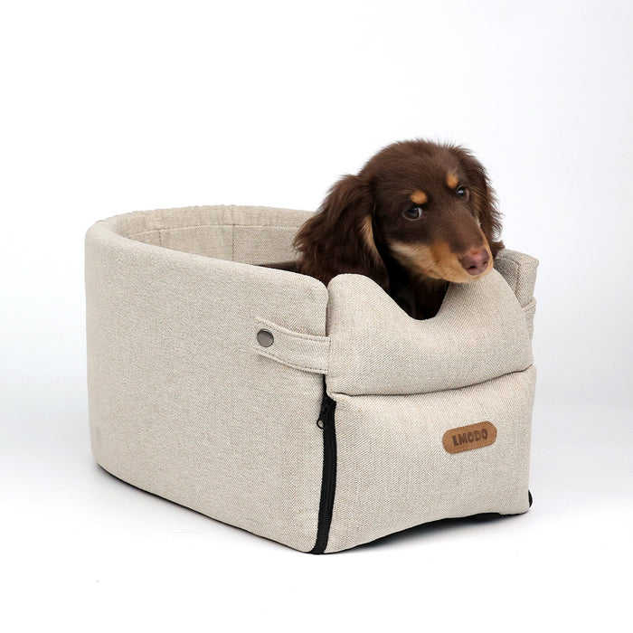 Hendrano Armrest Car Seat Bed for Small Dogs and Cats