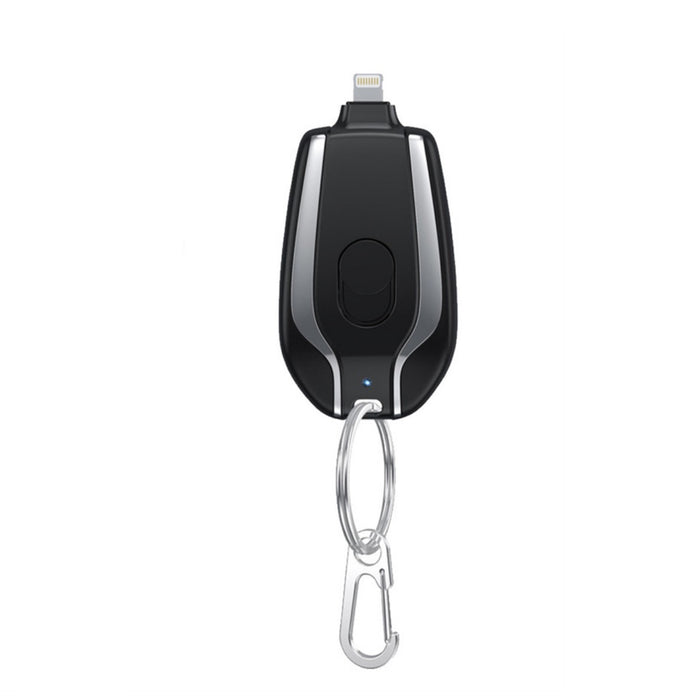 Hendrano Keychain Power Bank with Built-In Connector