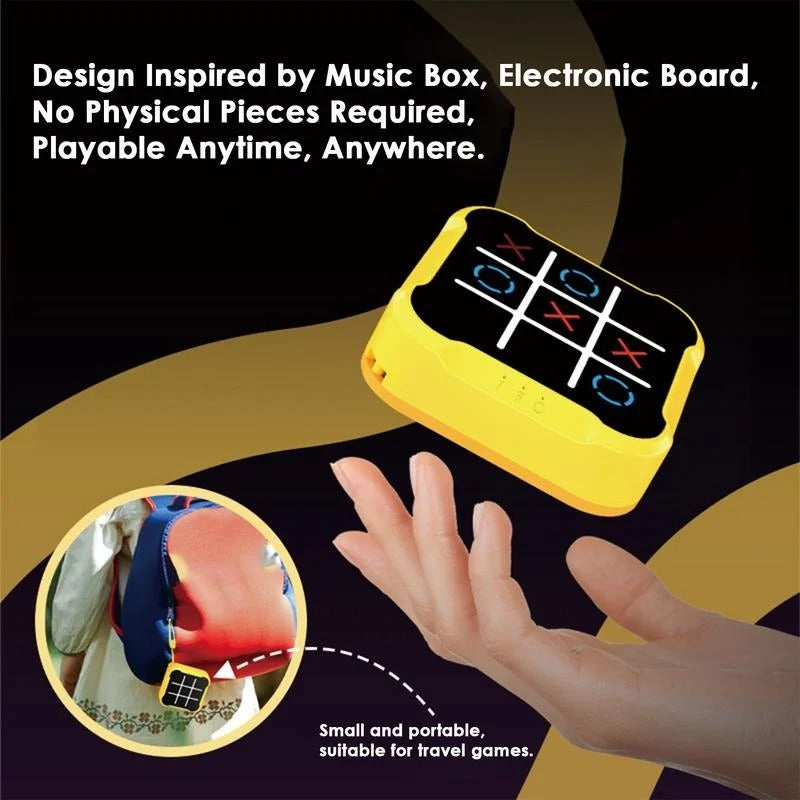Electronic Tic-Tac-Toe Game with Nine Challenge Levels