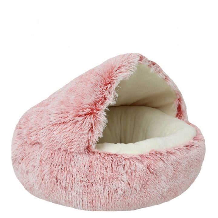 Hendrano™ 2-in-1 Round Cat Bed and Cozy Plush Sleeping Bag