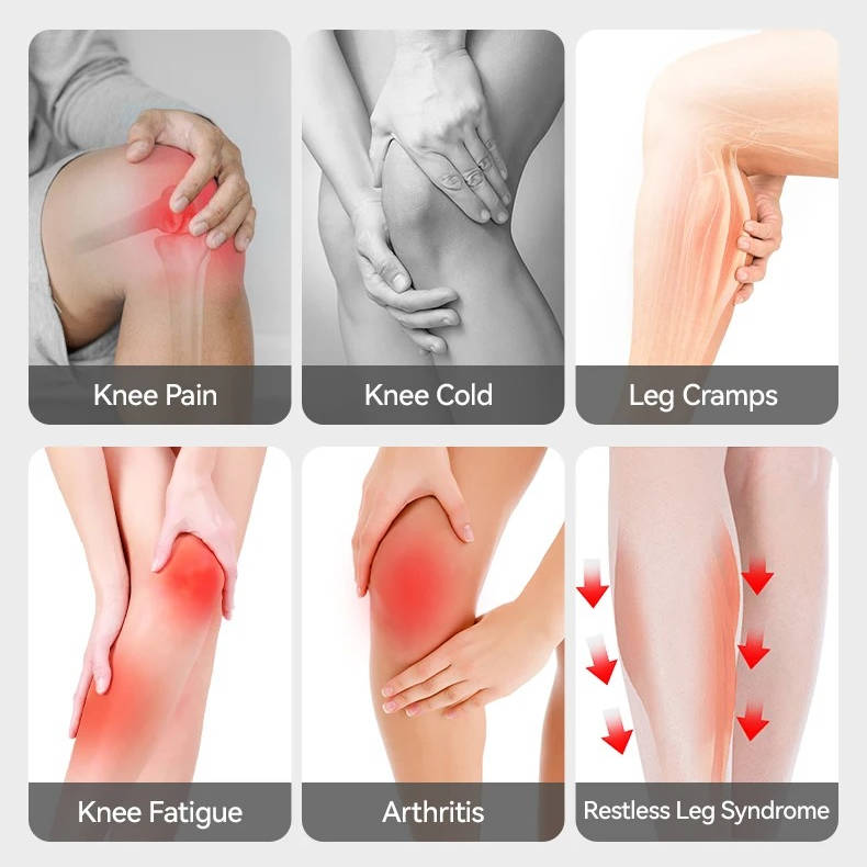 Hendrano™ Cordless Heated Knee Massager with Vibration