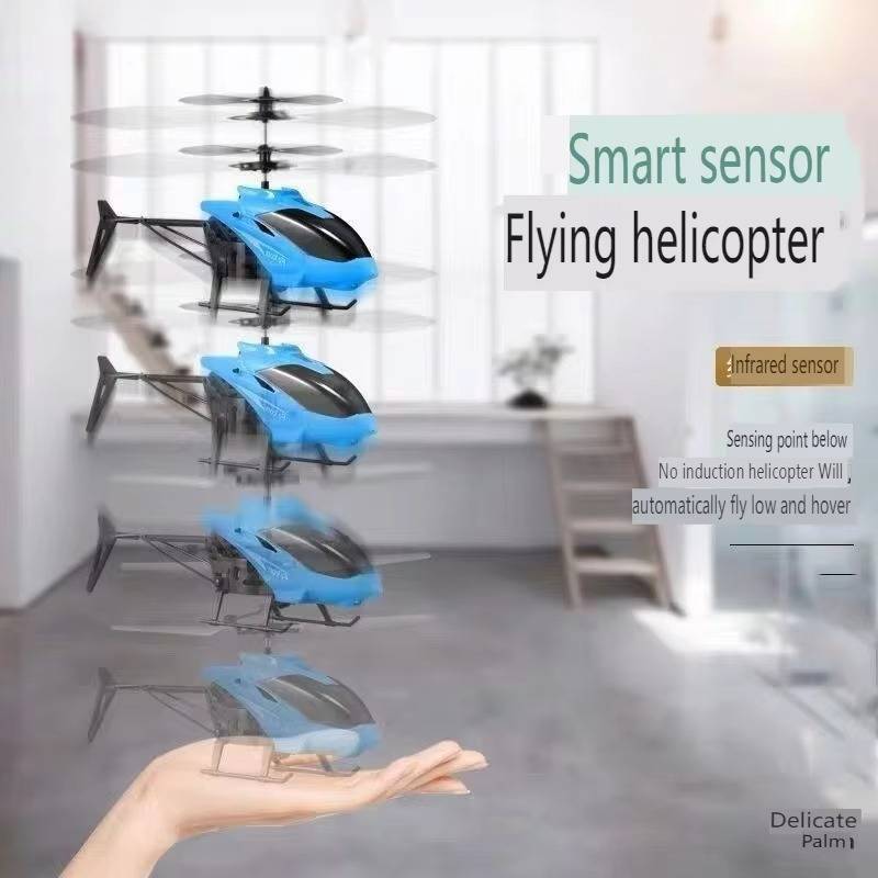 Easy-Fly RC Helicopter with One-Touch Takeoff for Kids