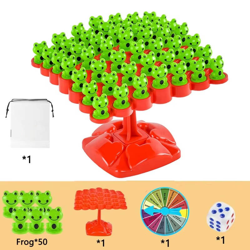 Frog Balance Math Game for Kids – Counting &amp; Stacking STEM Toy
