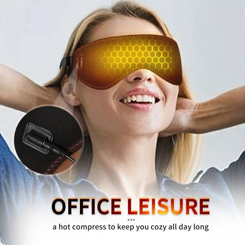Hendrano™ Heated Eye Mask with Three Heat Levels and Massage Mode