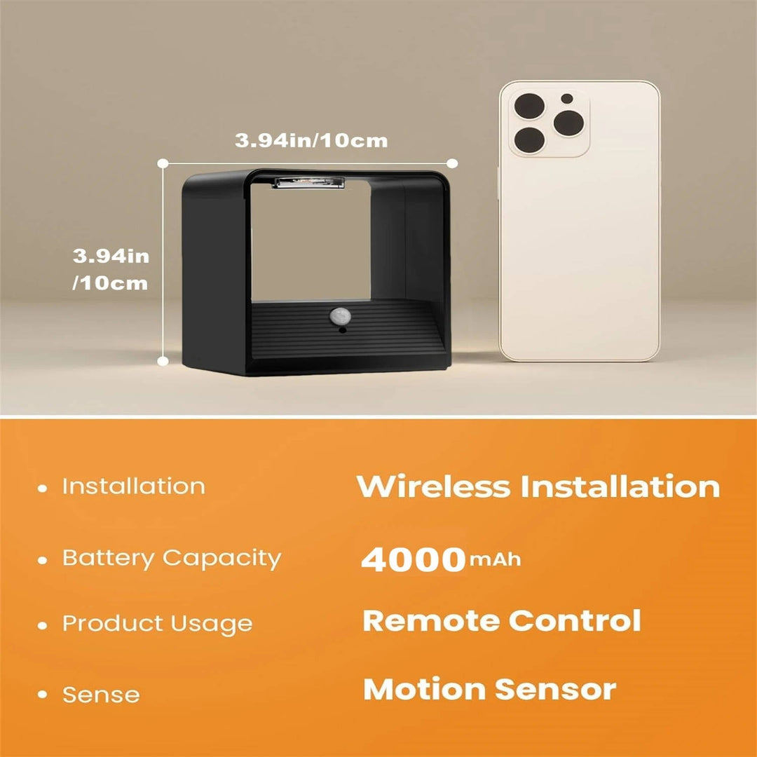 Rechargeable Motion Sensor Wall Light with Remote