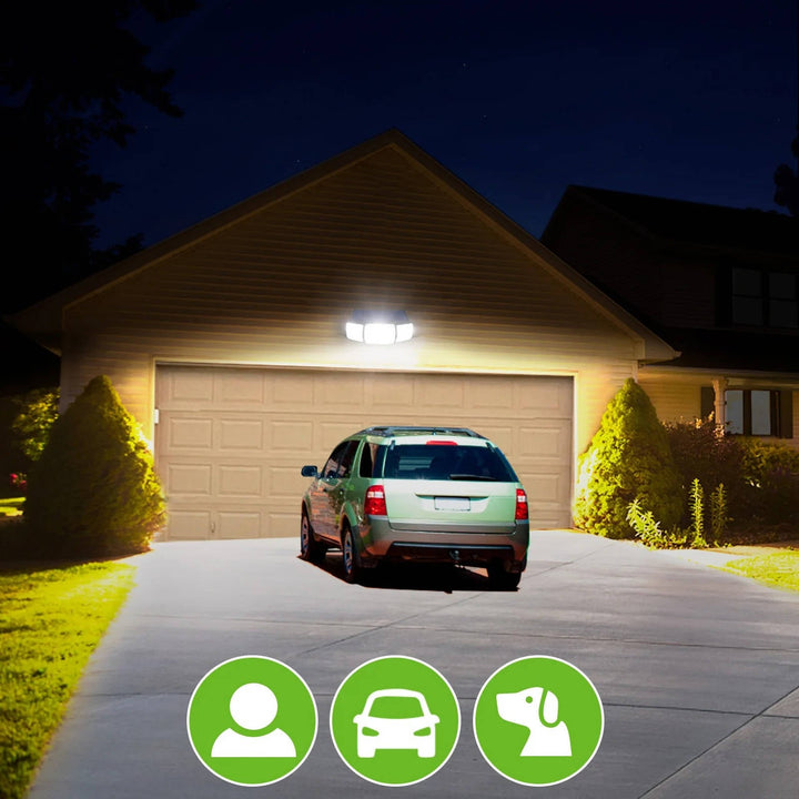 Hendrano™ Solar Flood Light with Motion Sensor and 3 Adjustable Light Heads