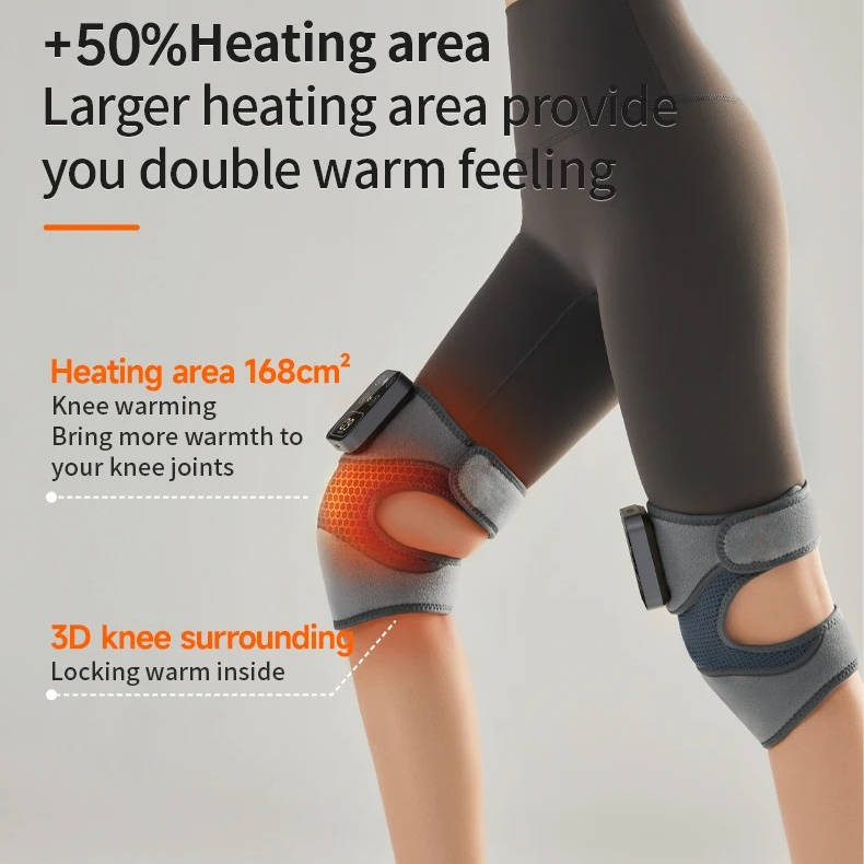 Hendrano™ Cordless Heated Knee Massager with Vibration