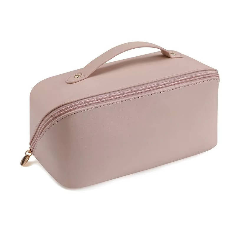 Hendrano™ Waterproof Travel Makeup Bag That Opens Flat