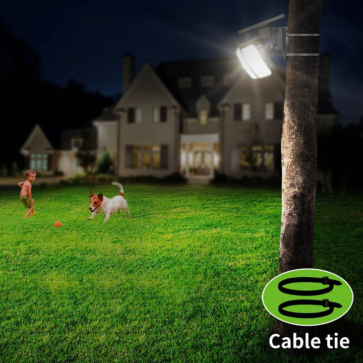 Hendrano™ Solar Flood Light with Motion Sensor and 3 Adjustable Light Heads