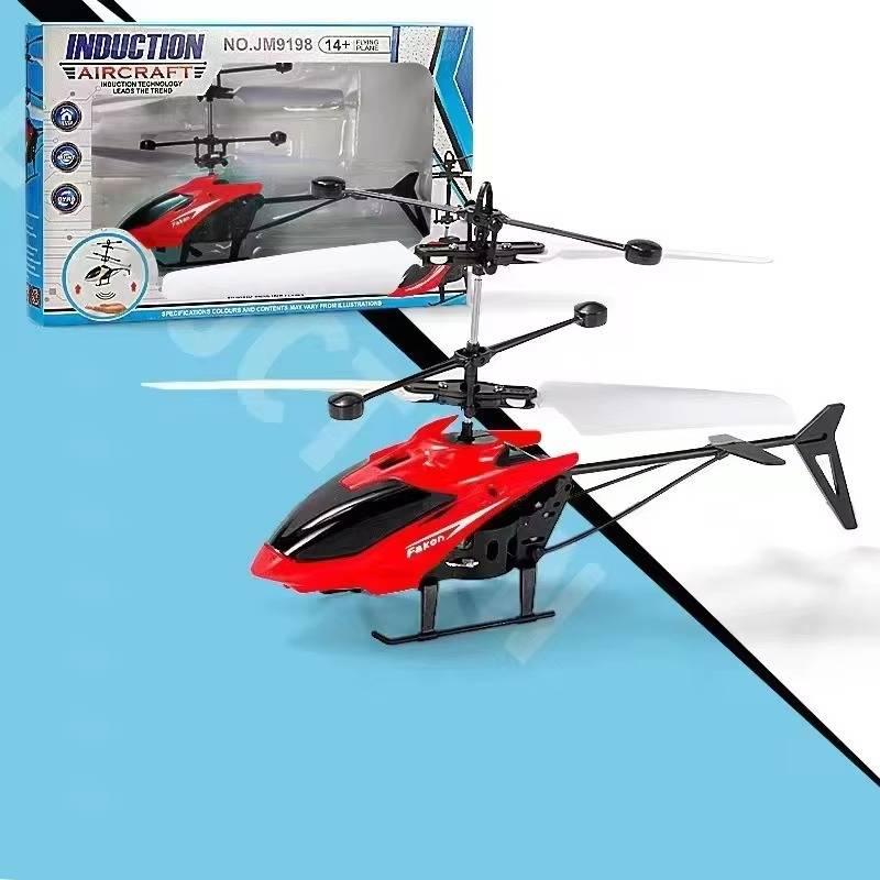 Easy-Fly RC Helicopter with One-Touch Takeoff for Kids