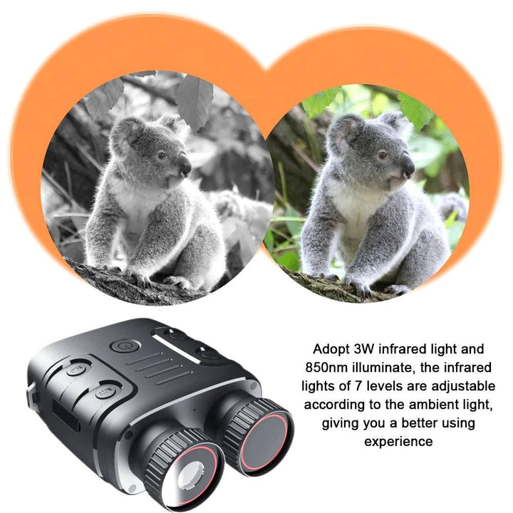 Hendrano™ Night Vision Binoculars with HD Camera and Infrared to 984 ft